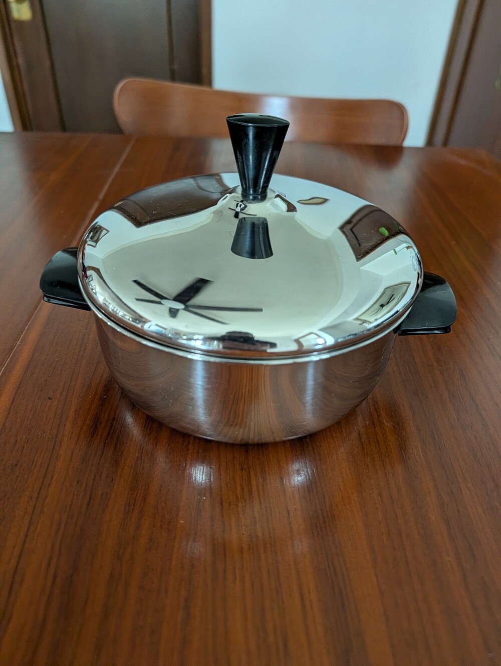 Vintage Farberware Saucepan Pot Stainless Steel With Lid USA Pre Owned